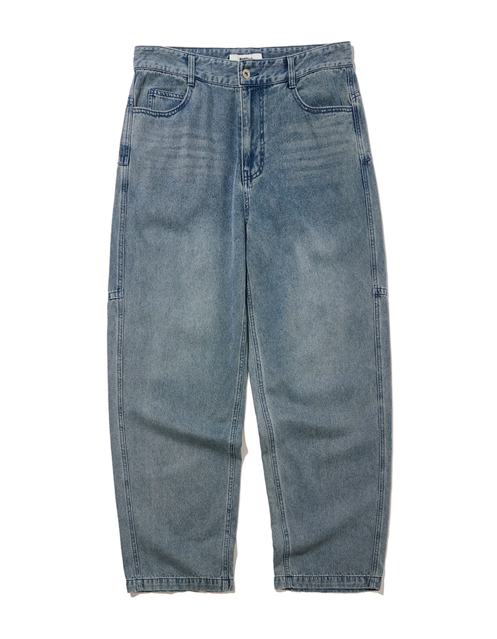 WARM WASHED DENIM PANTS